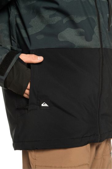 Buy Quiksilver Mission Block Ski Black Jacket from Next Singapore