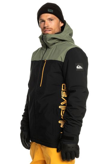 Quiksilver black jacket hotsell