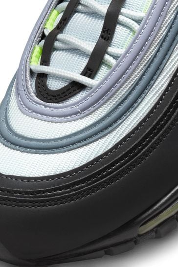 Buy Nike Black Lime Air Max 97 Trainers from Next Luxembourg