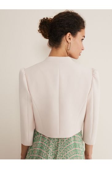 Buy Phase Eight Cream Leanna Cropped Jacket from the Next UK