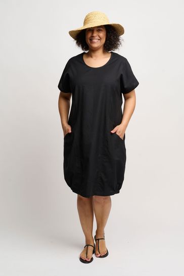 CISO Black Short Sleeves Dress