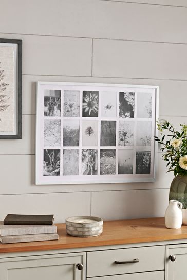 White Parker 18 Aperture Collage Picture Frame