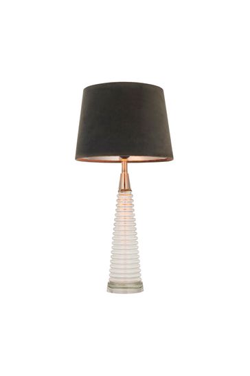 Gallery Home Nalla Clear Glass Table Lamp