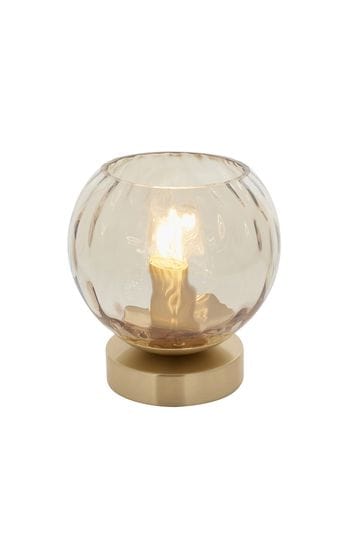 Gallery Home Gold Dilan 1 Bulb Table Lamp