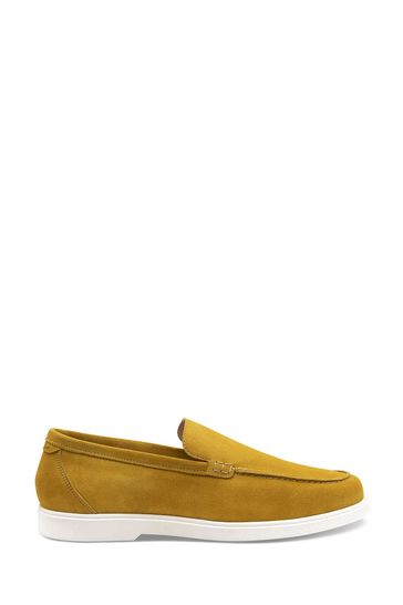 Loake Tuscany Suede Apron Natural Loafers