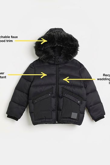 River island black jacket