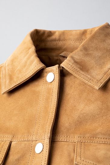 Lakeland Leather Brown Hazelwood Suede Jacket