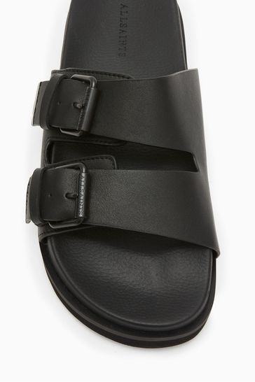 All saints outlet black sandals