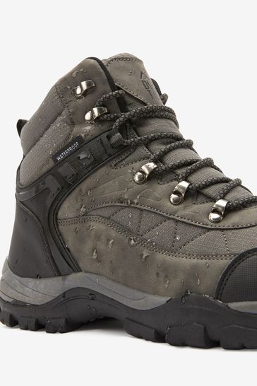 Gray best sale hiking boots