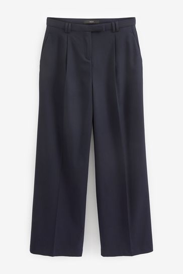 Navy evening trousers sale