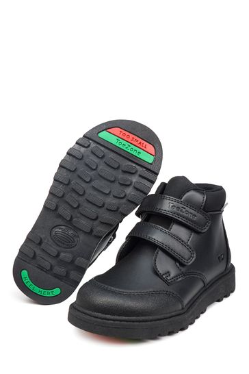 Buy Toezone Felix Black Rip Tape Fastening Boots from Next Luxembourg