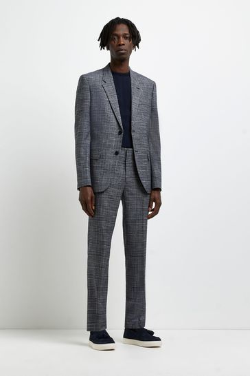 River island check jacket store