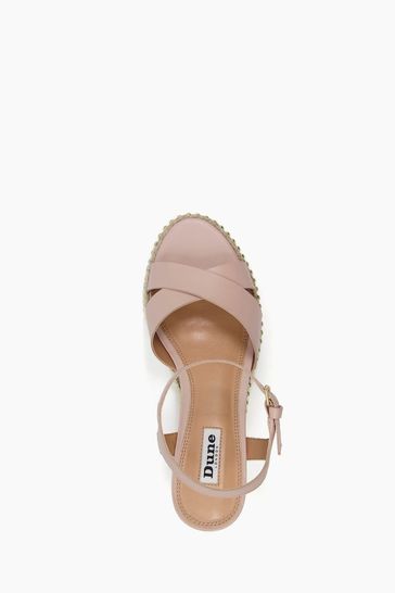 Dune pink wedges on sale