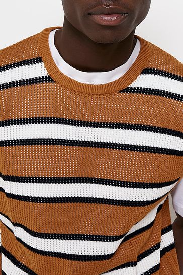 Mesh knit jumper store