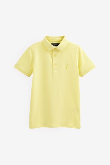Yellow Short Sleeve Polo Shirt (3-16yrs)