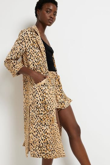 River island animal print jacket discount