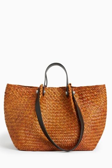 All saints straw bag outlet