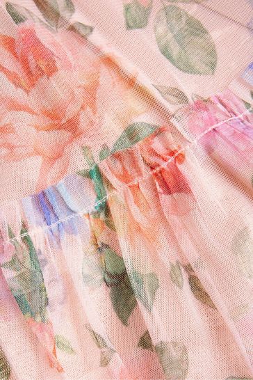 Monsoon rosa shop mesh midi dress
