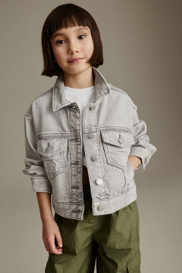 Kids oversized denim jacket 2025