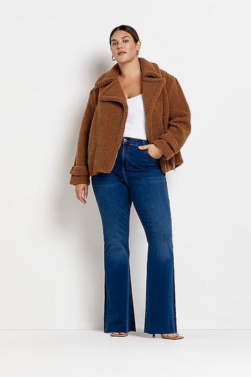 Borg jacket outlet river island