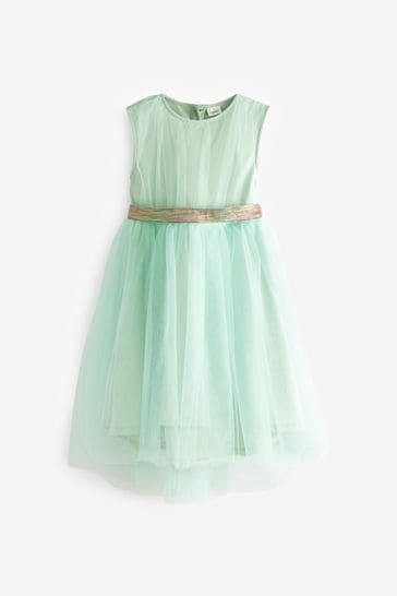 Mint green shop kids dress