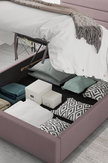 Aspire Furniture Blush Olivier End Lift Ottoman Storage Bed