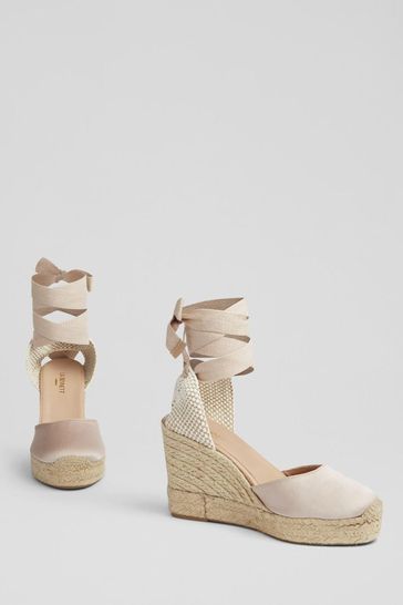 Buy LK Bennett Esmerelda Satin Espadrilles from Next Hungary
