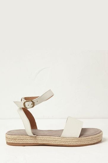 Buy FatFace White Tilly Espadrille Sandals from Next Austria