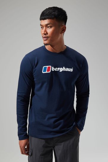 Berghaus Men's Organic Big Logo Long Sleeve T-Shirt 