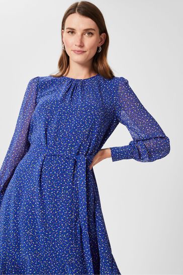 Hobbs frances dress navy sales