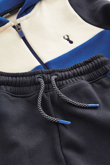 Blue and hotsell white hoodie