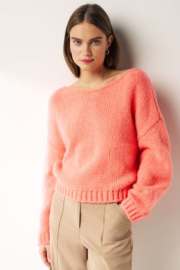 Coral pink jumper discount