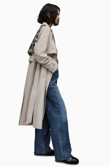 Allsaints trench coat hotsell