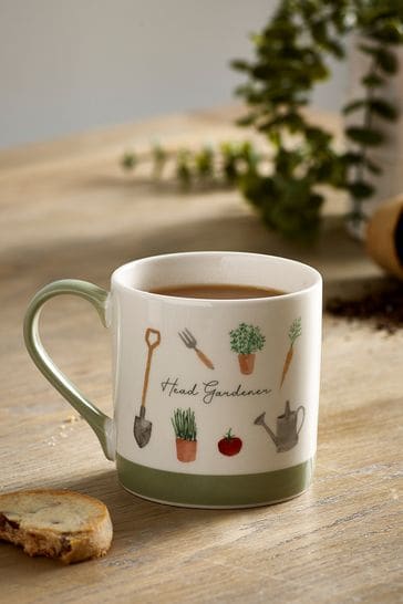 Sage Green Gardening Mug