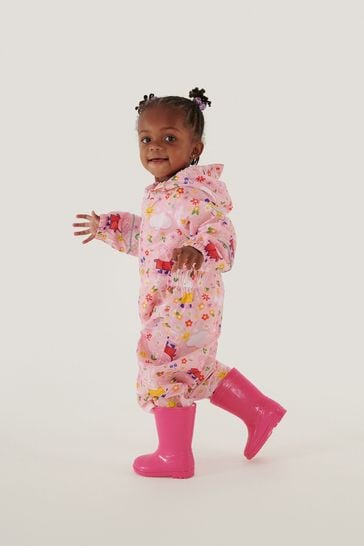 Buy Regatta Peppa Pig Pink Pobble Waterproof Suit from Next Ireland