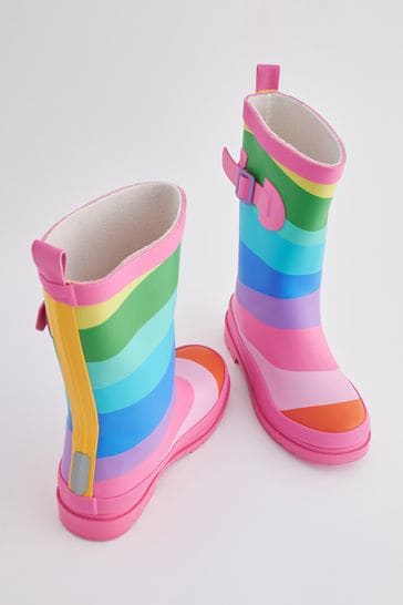 Rainbow wellies hot sale