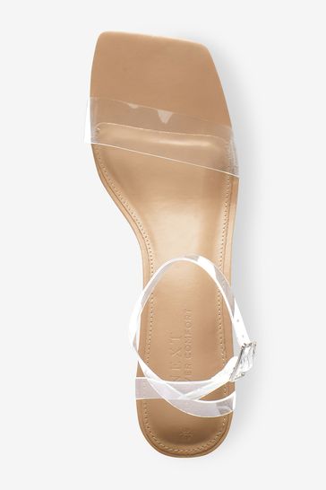 Clear sandals wide 2025 width