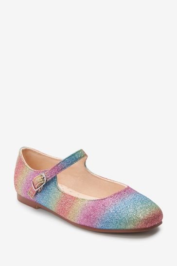 Next rainbow hotsell glitter shoes