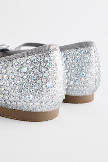 Silver occasion shoes store