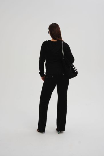 Buy Juicy Couture Womens Zip Through Velour Robertson Zip Up