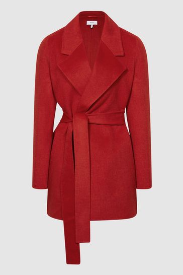 Reiss raspberry hotsell coat