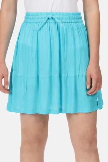 Regatta Womens Blue Hansika Crinkle Tiered Skirt