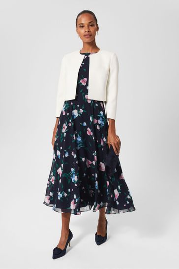 Buy Hobbs Cream Elize Jacket from the Laura Ashley online shop