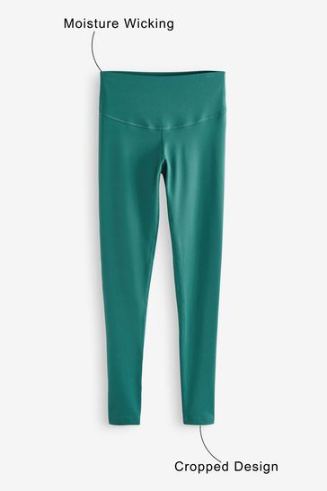 Buy Green Next Active Sports Tummy Control High Waisted Full Length Sculpting Leggings from Next Luxembourg