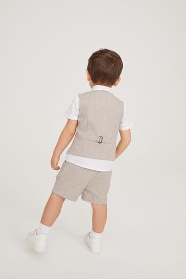 Boys shorts and cheap waistcoat
