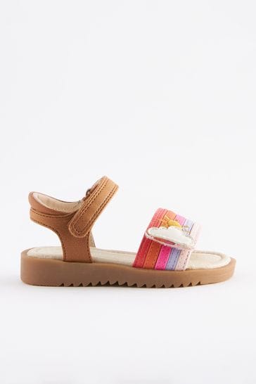 Premium AI Image | Multi colored sandals with summer vibes by Generative AI