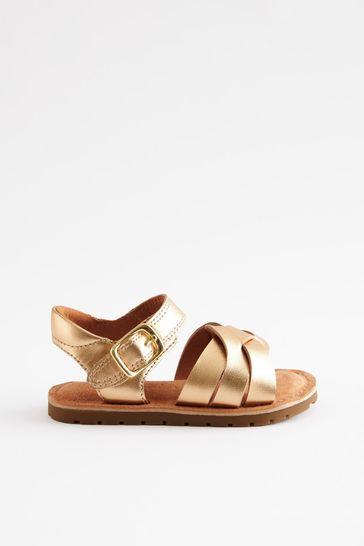 Leather ankle strap clearance sandals