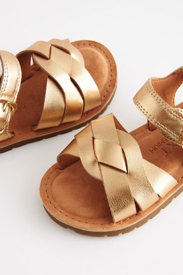 Gold baby sandals size 4 2025