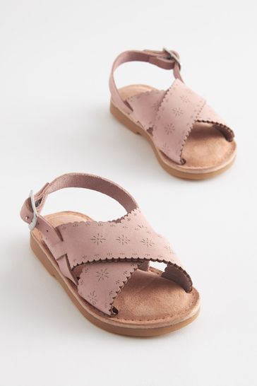 Cross hot sale strap sandal