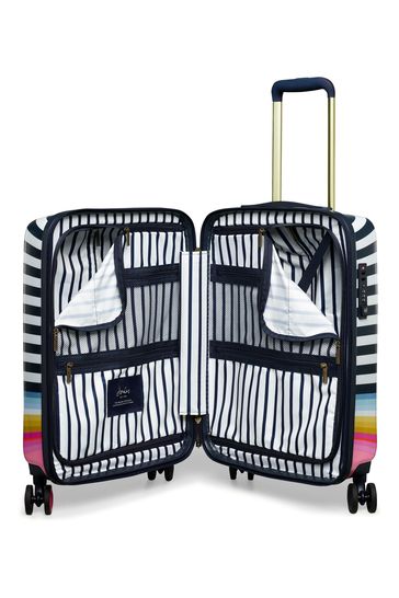 Buy Joules Blue Bright Stripe Luggage from Next Luxembourg